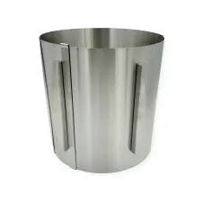  Állítható tortakarika, rozsdamentes acél, 20 cm sütés és főzés