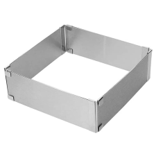  Állítható tortakeret, tortaforma 15-28cm, 5cm sütés és főzés