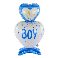  Álló fólia lufi – Babaváró – Baby Boy party kellék