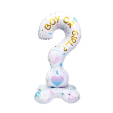  Álló fólia lufi – Boy or Girl – Babaváró party kellék
