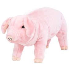 álló, pink plüssmalac XXL játékfigura