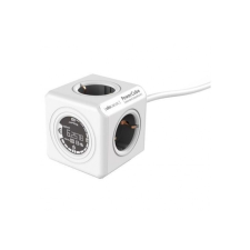 Allocacoc PowerCube Extended Monitor 1,5m White/Grey hosszabbító, elosztó