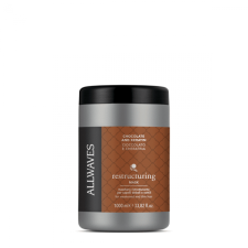 Allwaves Restructuring csokoládé keratin regeneráló maszk roncsolt hajra, 1 l hajbalzsam
