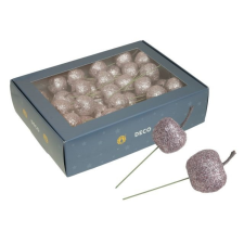  Alma glitteres, betûzõs 25-35 mm S/48 dekorációs kellék