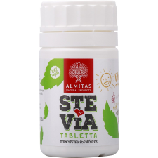 Almitas Stevia tabletta 60g /min 950db/ vitamin és táplálékkiegészítő