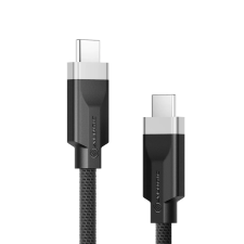 Alogic Fusion USB-A apa - USB-C apa 3.2 Adat és Töltőkábel - Fekete (2m) kábel és adapter