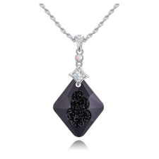 Alonza - Swarovski kristályos nyaklánc - fekete nyaklánc