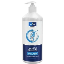 ALPA a.s. Alpa masszázs emulzió basic 1000 ml masszázskrémek, masszázsolajok