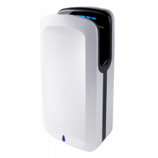 Alpha Kézszárító, légpengés, kézbedugós, ABS fehér, fekete belsővel 1850W kézszárító