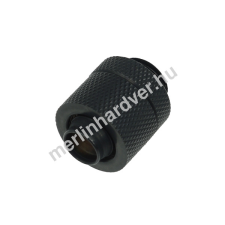  Alphacool 13/10 mm compression fitting G1/4 - Deep Black  /17078/ hűtés