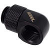 AlphaCool 17248 Eiszapfen L-connector rotatable G1/4 outer thread to G1/4 inner thread - fekete