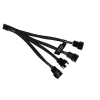 AlphaCool 18682 Y-elosztó 4 tűs 4x 4 tűs PWM-hez - 15cm
