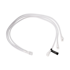 AlphaCool 4-Pin auf - 3x 4-Pin PWM Y-Kábel elosztó 60cm - Fehér hűtés