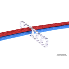  Alphacool Eiskamm Alu X24 kábelrendező - 4mm ezüst - 2 db modding