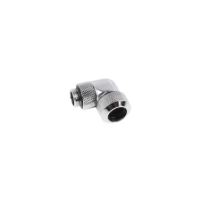 AlphaCool Eiszapfen G1/4 - 13/10mm 90° Vízcső csatlakozó - Ezüst hűtés