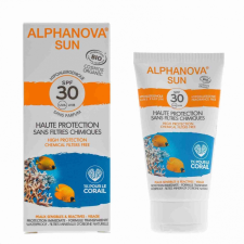Alphanova - Fényvédő arcra SPF 30 BIO, 50 g naptej, napolaj