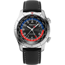 Alpina AL-255BRB4S26 Startimer Pilot Worldtimer Mens Watch 41mm 10ATM, karóra