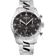 Alpina AL-372BW4S26B Startimer Pilot Chronograph Mens Watch 41mm 10ATM, karóra