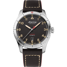 Alpina AL-525BBG4S26 Startimer Pilot Automatic Mens Watch 41mm 10ATM, férfi karóra