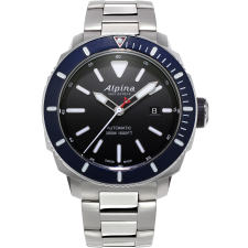 Alpina AL-525LBN4V6B Seastrong Diver Automatic Mens Watch 46mm 30ATM, karóra