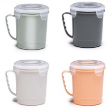 Alpina Tárolóedény / Leveses pohár zárható fedéllel 600 ml mûanyag 871125223133 konyhai eszköz