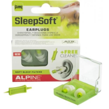 Alpine Füldugó alváshoz, tanuláshoz SleepSoft, tisztítóval gyógyászati segédeszköz