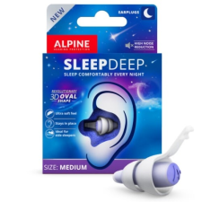 Alpine SleepDeep Füldugó alváshoz, pihenéshez, egyedi tervezés gyógyászati segédeszköz