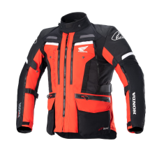 Alpinestars Bogota PRO Drystar Honda kollekció 2024 motoros kabát fluo piros-fekete motoros kabát