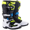 Alpinestars boty TECH 7 S, dětské, černé/bílé/žluté fluo/modré, 2025, vel. 35,5