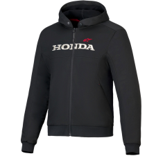 Alpinestars Chrome V3 Sport Hoodie Honda kollekció kapucnis melegítőfelső fekete-bézs-piros motoros kabát