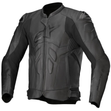 Alpinestars Dusk motoros bőrkabát fekete motoros kabát