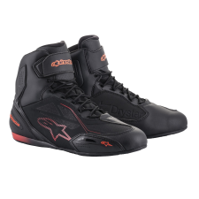 Alpinestars Faster 3 Drystar motoros csizma fekete-fluo piros motoros csizma