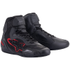 Alpinestars FASTER-3 RIDEKNIT, fekete/sötétszürke/piros, 2025, mérete 46