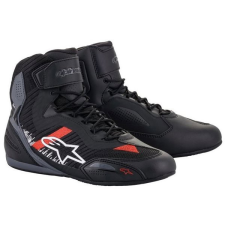 Alpinestars FASTER-3 RIDEKNIT, fekete/szürke/piros, 2025, mérete 45,5 motoros csizma