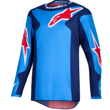 Alpinestars Fluid Grid motokrossz mez kék-piros motocross mez