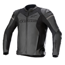 Alpinestars GP Force Airflow motoros bőrkabát fekete motoros kabát