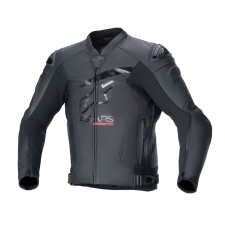 Alpinestars GP plus R 4 Airflow bőr motorkerékpár kabát fekete motoros kabát