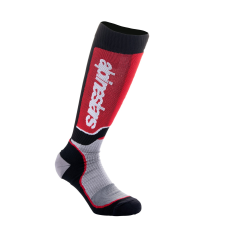 Alpinestars MX Plus 2024 gyerek zokni fekete-piros-szürke