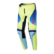 Alpinestars Racer Hoen 2024 gyerek motokrossz nadrág fluo sárga-kék-piros motoros nadrág
