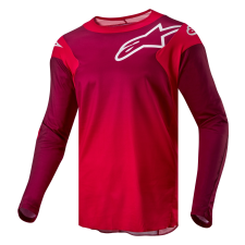 Alpinestars Racer Hoen 2024 motokrossz mez piros-bíborvörös motocross mez