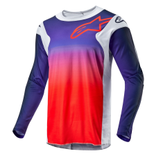 Alpinestars Racer Hoen 2024 motokrossz mez szürke-kék-narancssárga motocross mez