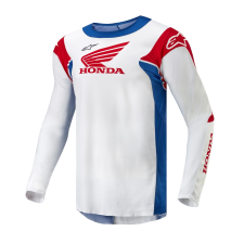 Alpinestars Racer Iconic Honda kollekció 2024 motokrossz mez fehér-kék-piros-fekete motocross mez
