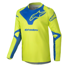 Alpinestars Racer Veil gyerek motocross mez sárga-kék motocross mez