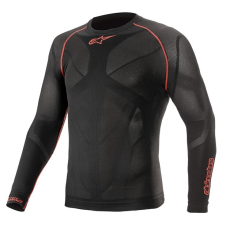 Alpinestars Ride Tech Summer hosszú ujjú termo póló fekete-piros