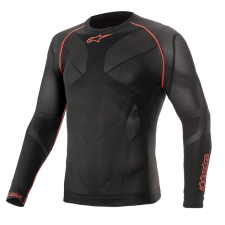 Alpinestars Ride Tech Summer hosszú ujjú termo póló fekete-piros férfi póló
