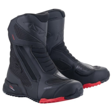 Alpinestars RT-7 DRYSTAR, fekete/piros, 2025, 38-as méret motoros csizma