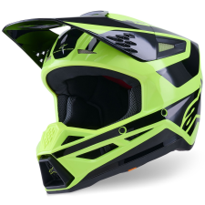 Alpinestars S-M3 Heat motokrossz bukósisak fluo sárga-fekete bukósisak