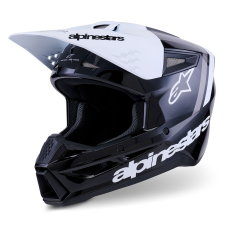 Alpinestars S-M3 Radium motokrossz bukósisak fekete-fehér-szürke bukósisak
