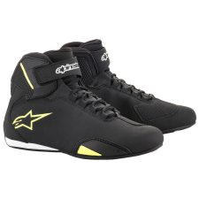 Alpinestars Sector motoros csizma fekete-fluo sárga motoros csizma