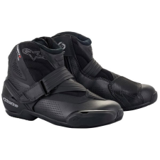Alpinestars SMX-1 R VENTED, fekete, perforált bélés, 2025, 45 motoros csizma